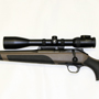 Blaser R8 multicaliber (shown with a 308 Winchester Barrel and left handed bolt). The scope is a Second Generation Swarovski Z6i 5-30x50 4A-I.