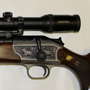 The scope is installed using Blaser proprietary detachable base-rings.