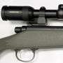 This small rifle looks sleeker with a one inch scope. But no compromise was needed by selecting the new Swarovski 5-25x52.