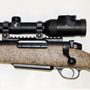 Designed for dangerous game and having heavy recoil, we matched it with a Swarovski Z6i 1-6x24 with extended eye relief and the illuminated dangerous game CD reticle.
