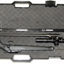 This picture shows how the R8 Professional easily disassembles and fits in a small case. This barrel is a 308 Winchester and the scope a Leupold Mark 8 1.1-8x24mm CQBSS Front Focal.
