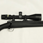The hard to get Kimber 84M Light Police Tactical with the rugged Trijicon Accupoint 5-20x50 scope.