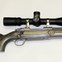 Pretty Ruger 77 Stainless Laminated Stock with a Nightforce 5.5-22x56 ZeroStop MOAR.