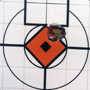 This customer started this bragging wall with an impressive group after rigging his Remington 308 with a Nightforce Benchrest 12-42 scope. The rifle can be seen in picture #24 of the tactical gallery.